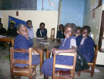 Schulklasse in Chinsali